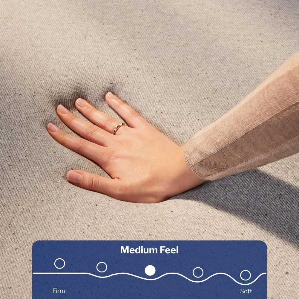 Casper Sleep Element Mattress, Full Size - Memory Foam   Support - 100-Night Trial - Medium Firm CertiPUR-US Mattress, Grey