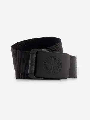 Cintura in nylon con fibbia squadrata