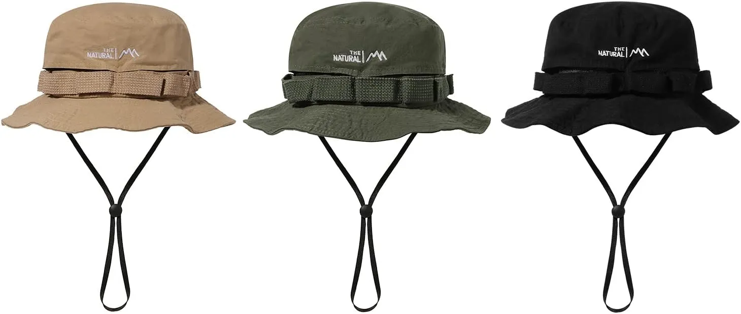 Clakllie Mesh Boonie Hat Military Tactical Hats Safari Sun Cap for Men Women Hunting Fishing Hats UV Protection Bucket Hat