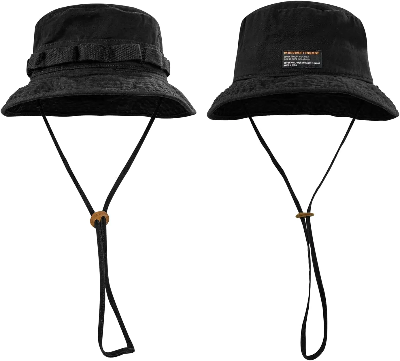 Clakllie Mesh Boonie Hat Military Tactical Hats Safari Sun Cap for Men Women Hunting Fishing Hats UV Protection Bucket Hat