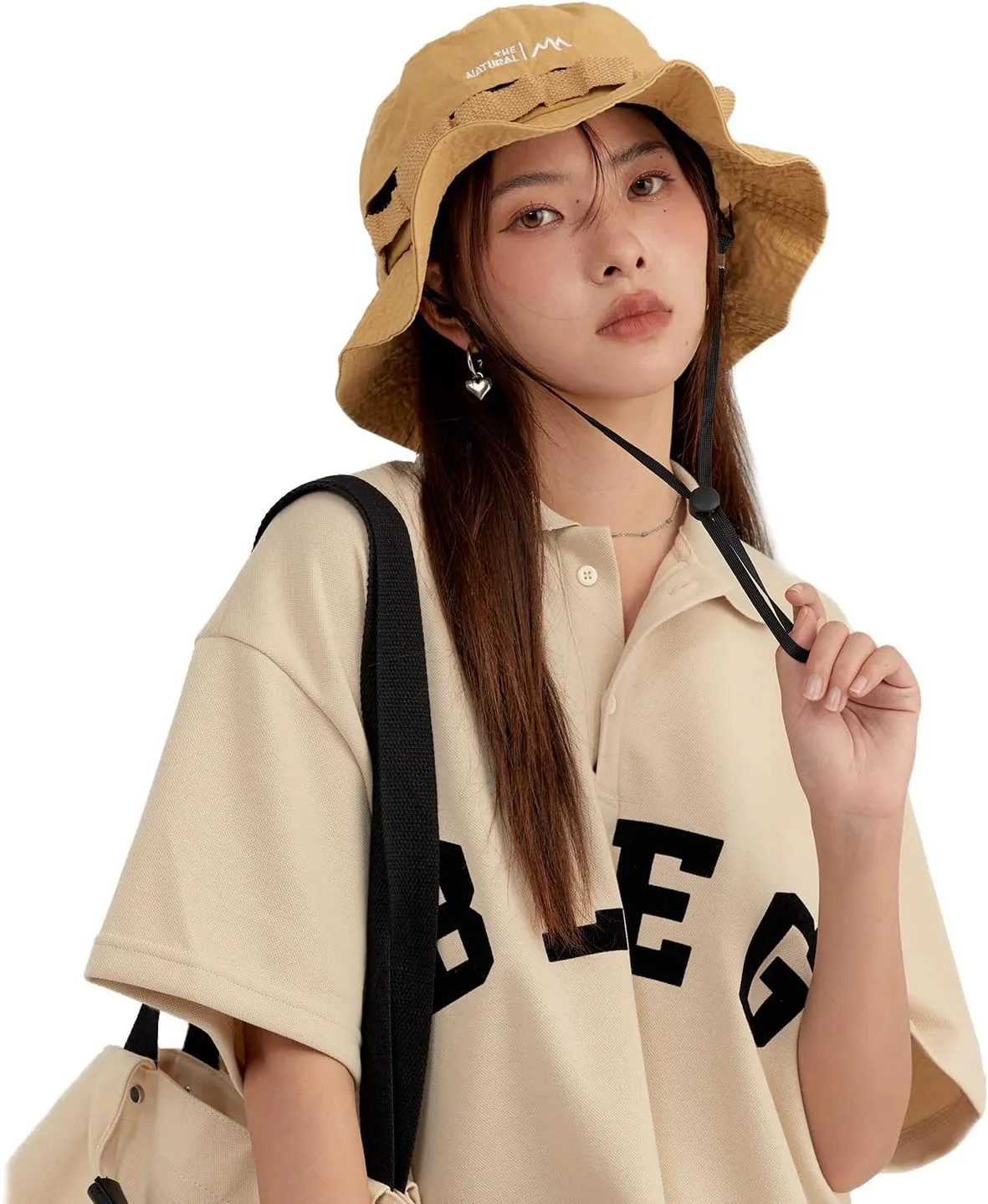Clakllie Mesh Boonie Hat Military Tactical Hats Safari Sun Cap for Men Women Hunting Fishing Hats UV Protection Bucket Hat