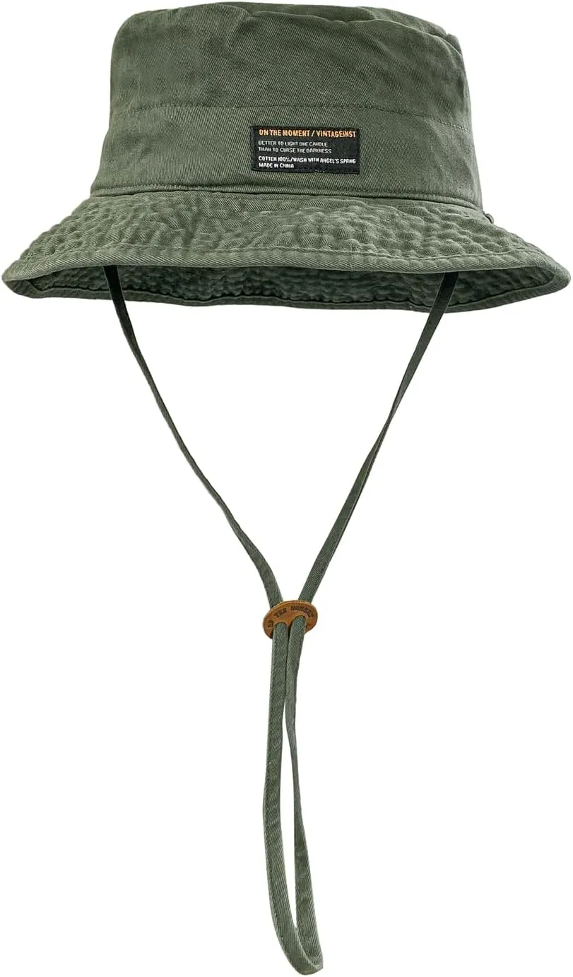 Clakllie Mesh Boonie Hat Military Tactical Hats Safari Sun Cap for Men Women Hunting Fishing Hats UV Protection Bucket Hat