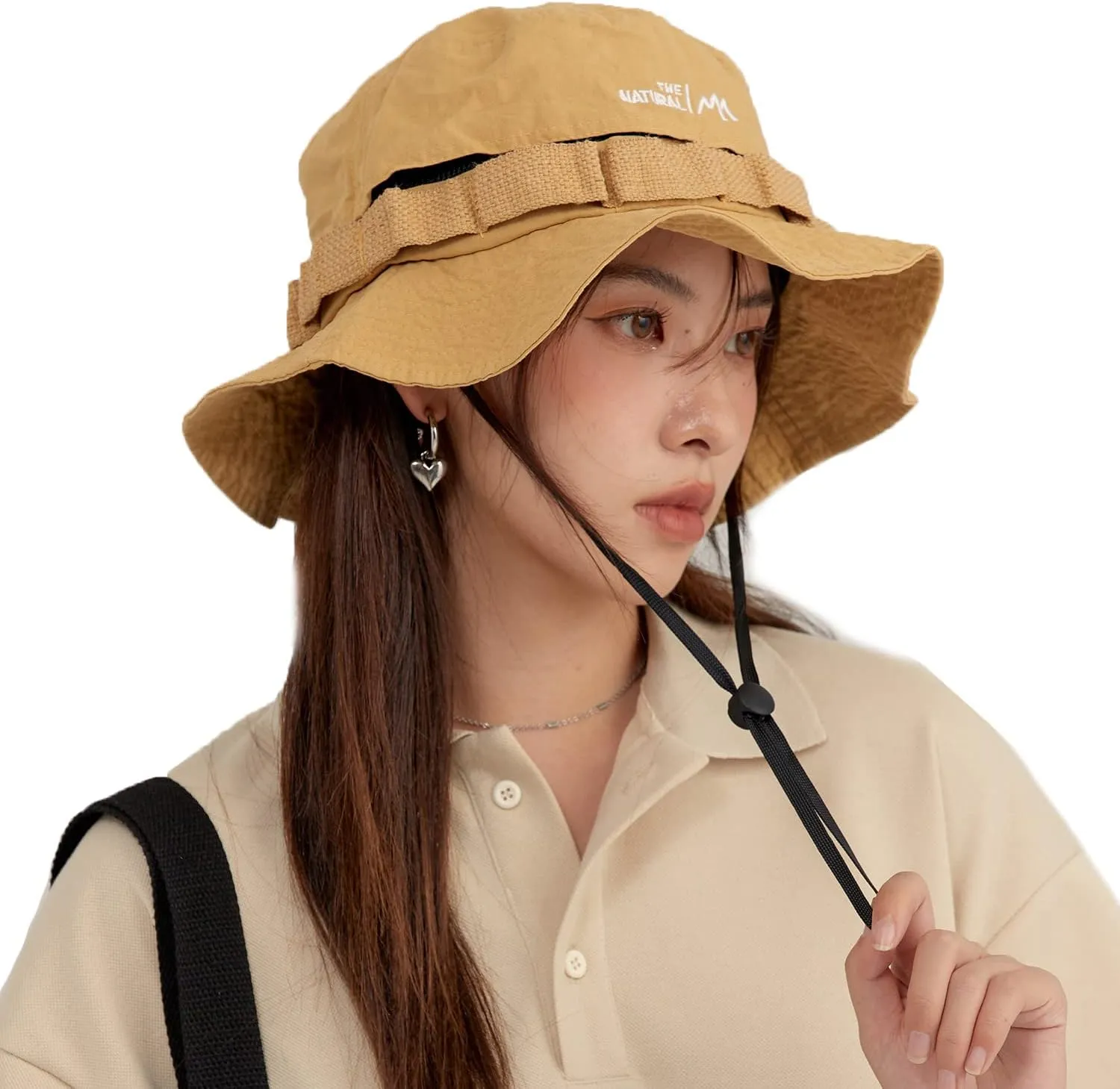Clakllie Mesh Boonie Hat Military Tactical Hats Safari Sun Cap for Men Women Hunting Fishing Hats UV Protection Bucket Hat