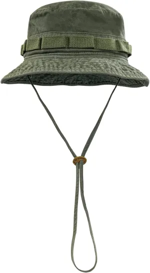 Clakllie Mesh Boonie Hat Military Tactical Hats Safari Sun Cap for Men Women Hunting Fishing Hats UV Protection Bucket Hat