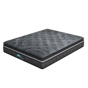 Cloud Zone Double Layer Euro Top Pocket Spring Mattress Plush Medium Firm 34cm - Single
