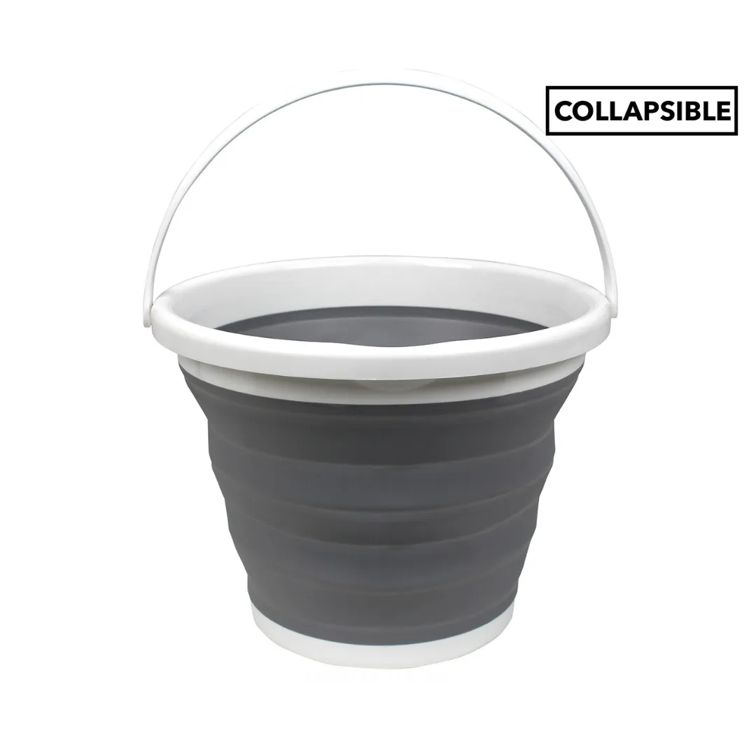 Collapsible Bucket 10L | Space-Saving Outdoor & Camping Essential