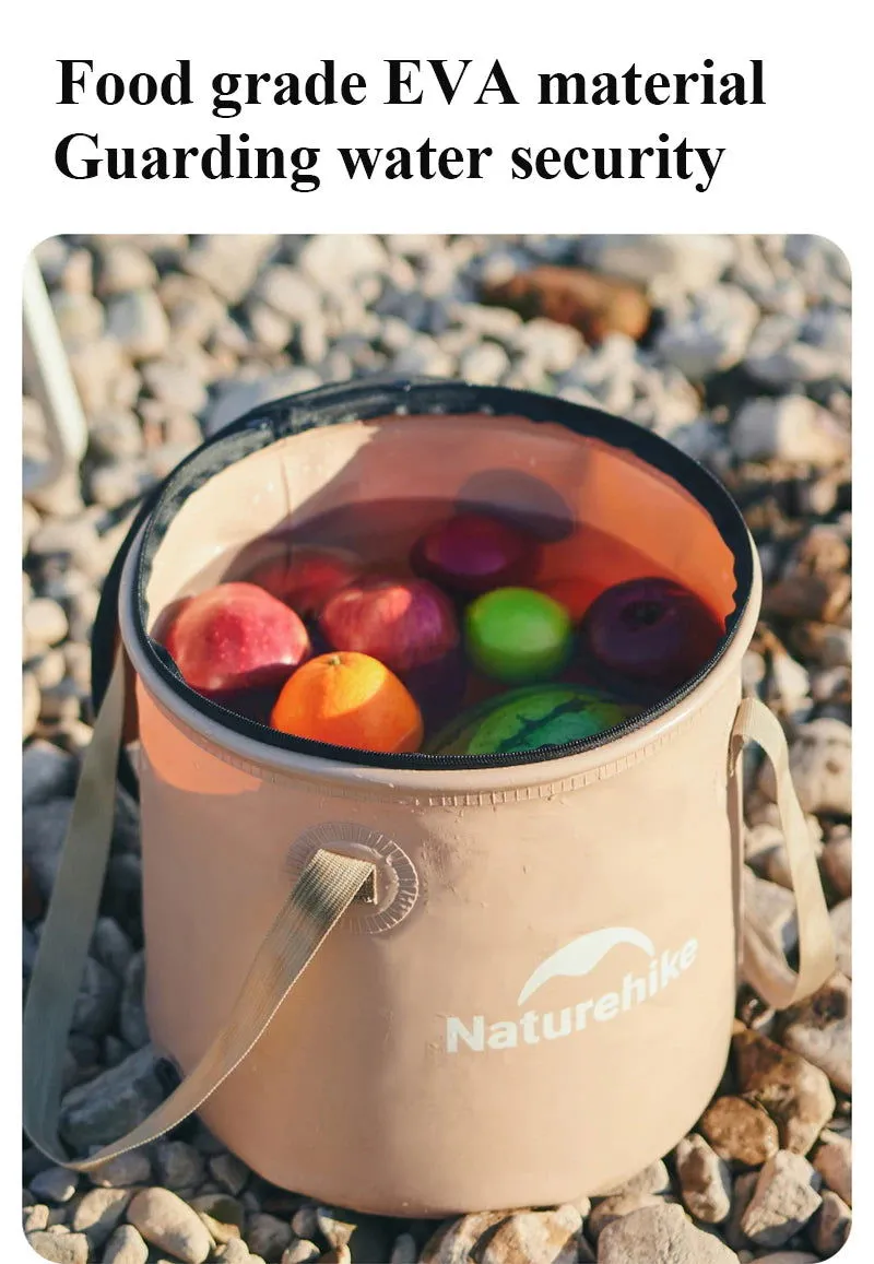 Collapsible Bucket (10L/20L) – Multi-Functional Folding Water Storage Bag for Camping, Fishing, and Travel