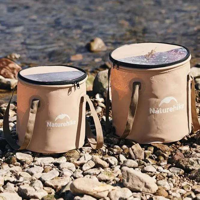 Collapsible Bucket (10L/20L) – Multi-Functional Folding Water Storage Bag for Camping, Fishing, and Travel