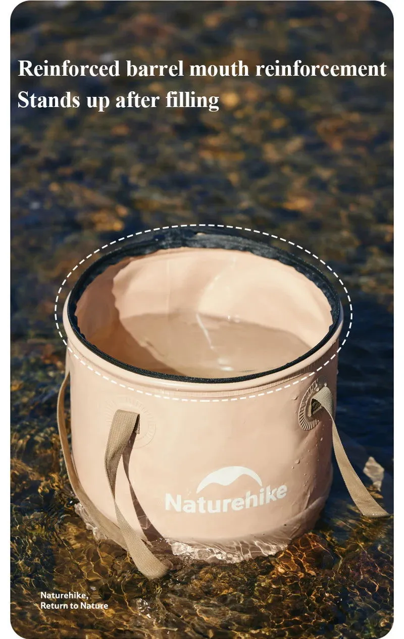Collapsible Bucket (10L/20L) – Multi-Functional Folding Water Storage Bag for Camping, Fishing, and Travel