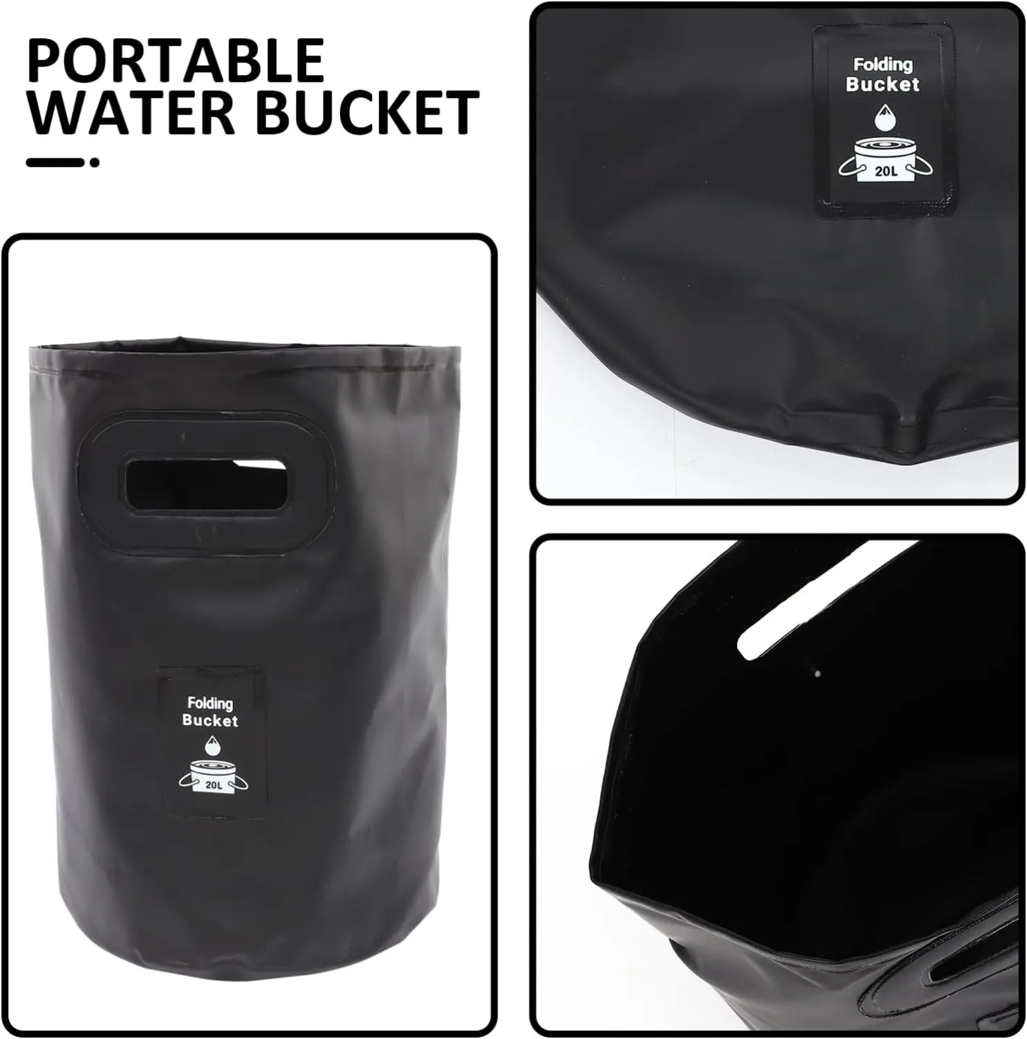 Collapsible Bucket Fishing Bucket Folding Water Container Foldable Fish Bucket Portable Camping Bucket Water Bucket Fish Protection Bucket