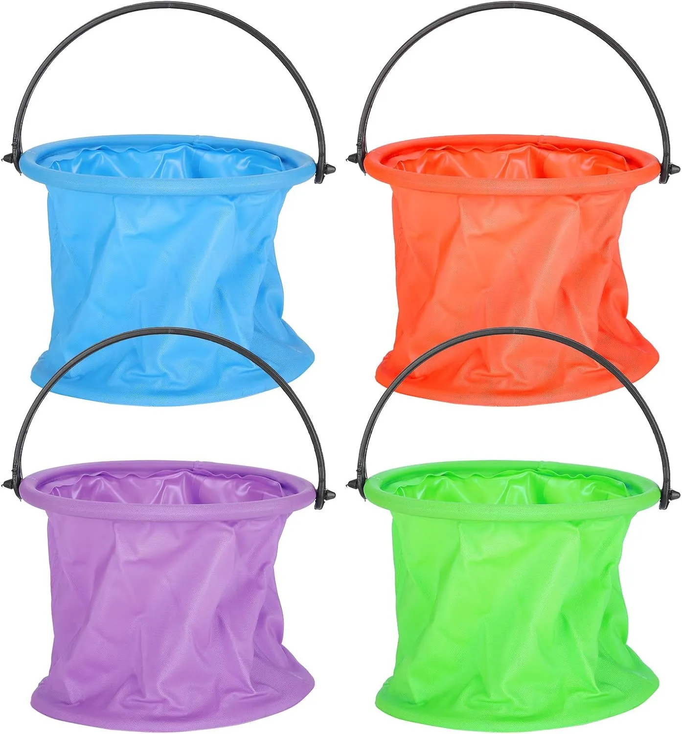 Collapsible Bucket, Portable Collapsible PVC Bucket for Painting Brush Washing and Drawing Supplies, Multi Color Options