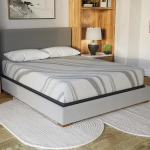 Comfortable Twin XL Memory Foam Mattress for Restful Sleep, Cool and Supportive Design, College Dorms or Home Use, Gray