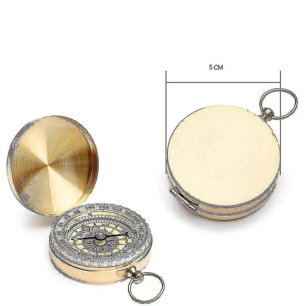 Compass, Camping Compass Metal, Pocket Compass, Waterproof Portable Kids Compass