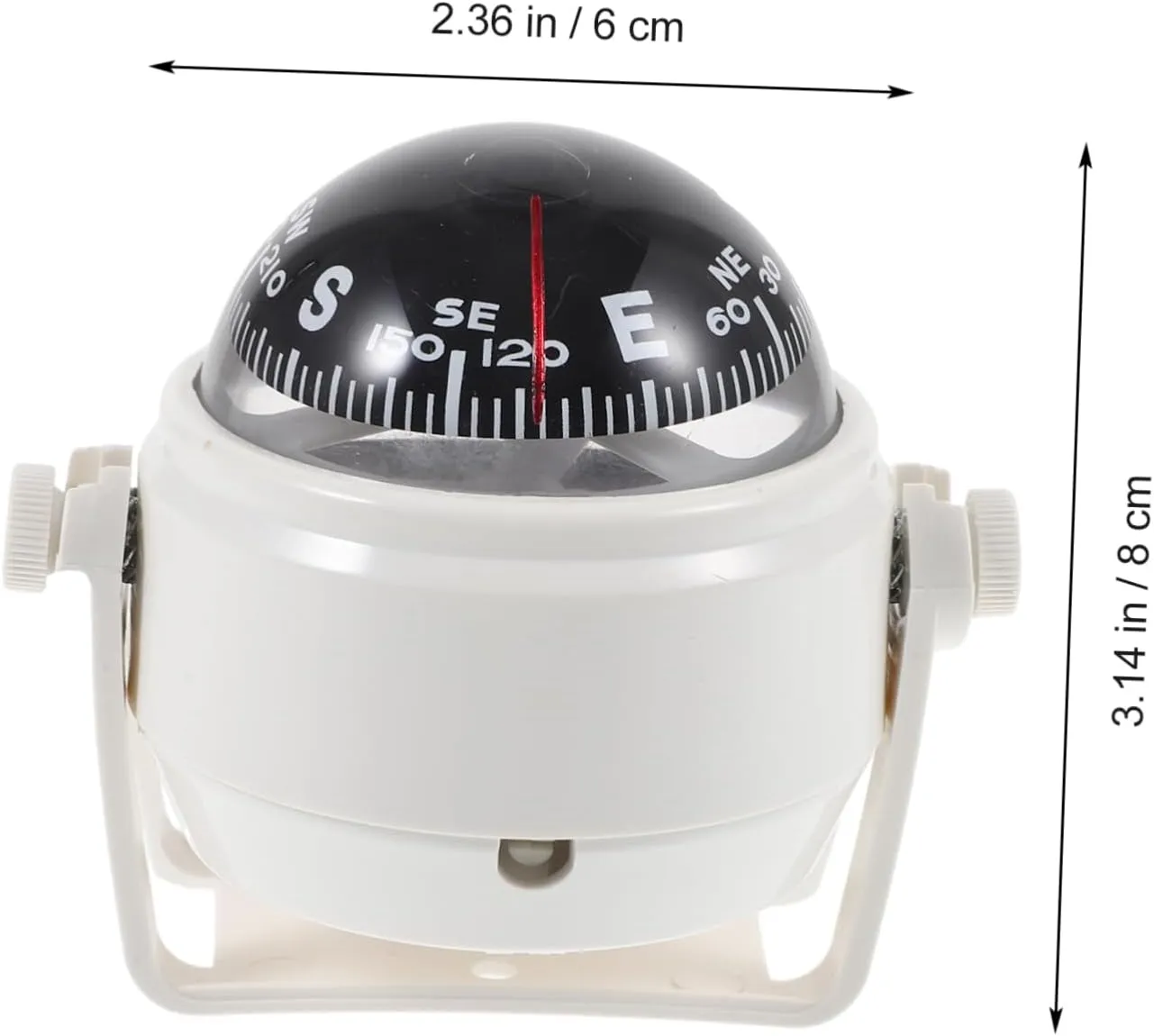 Compass Car Boat Compass Ball Compass for Boat Vehicle Mount Dashboard Compass Vehicle Navigation Boat