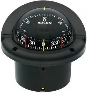 Compass, Flush Mount, 3.75 Combi, Black