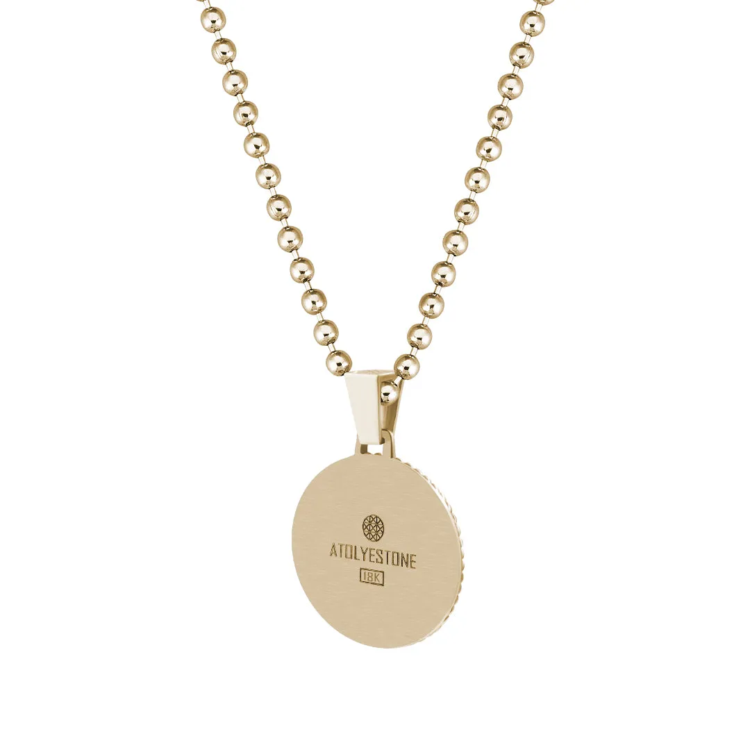 Compass Necklace in Gold (Pendant Only)