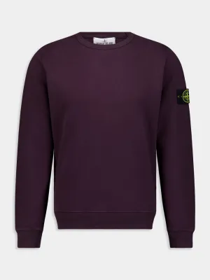 Compass-Patch Cotton Sweatshirt