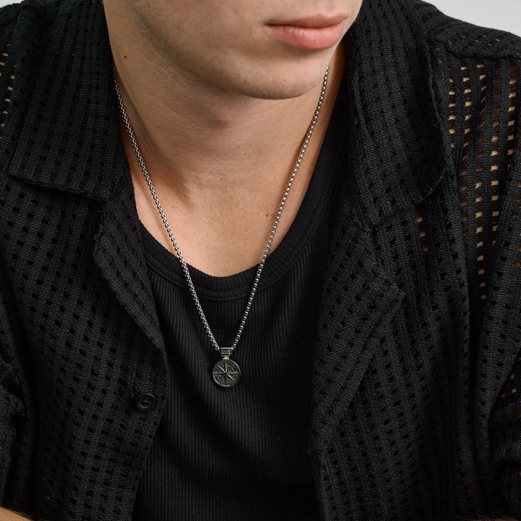 Compass Urn Pendant