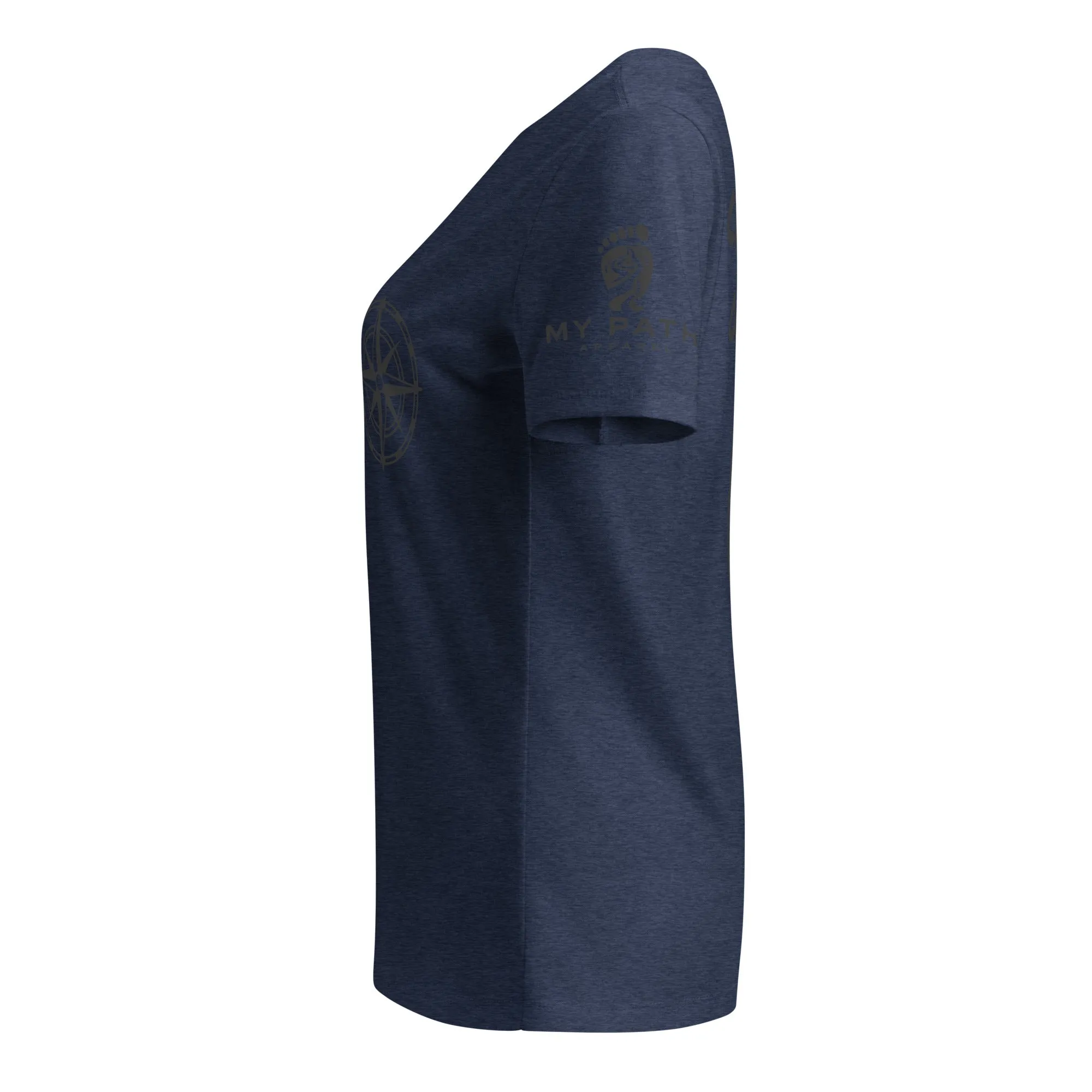 Compass Women’s V-Neck Shirt (Dark)