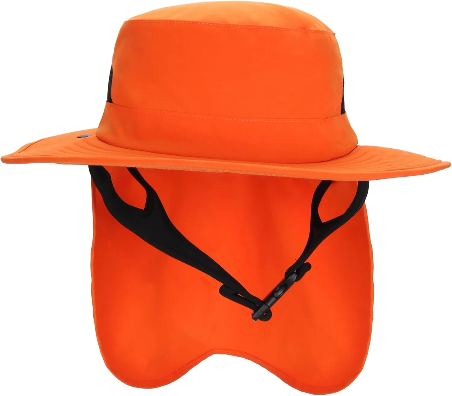 Connectyle Men's Quick Dry UPF 50  Sun Hat with Removable Neck Flap Wide Brim Bucket Hat with Chin Straps for Surfing Boating