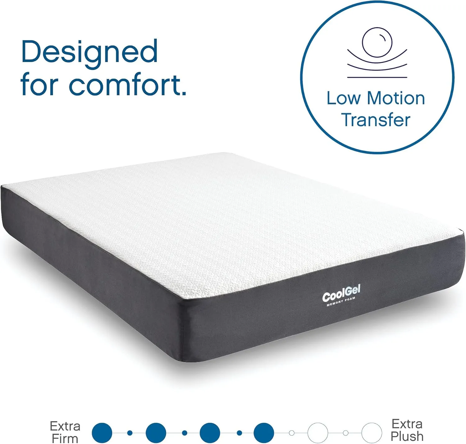 Cool Gel 10 Inch Twin Size Mattresses Memory Foam Medium Firm, Twin Memory Foam Mattress Cooling, Made in the USA, 10" Depth with Pressure Relief, CertiPUR-US Certified No Fiberglass, CoolGel Bed
