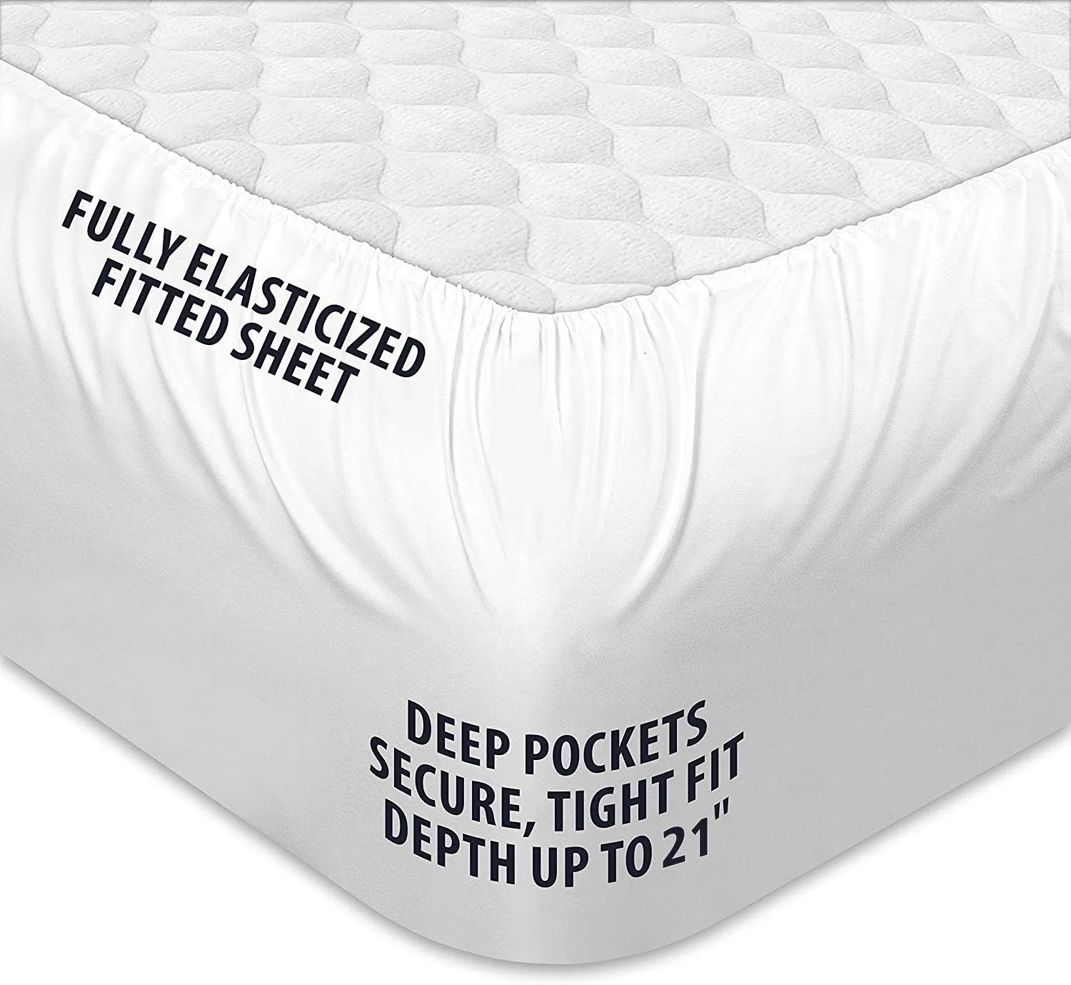 COONP Full Mattress Topper, Extra Thick Pillowtop, Cooling Plush Mattress Pad Cover Cotton Top Bed Topper Protector with 8-21 Inch Deep Pocket