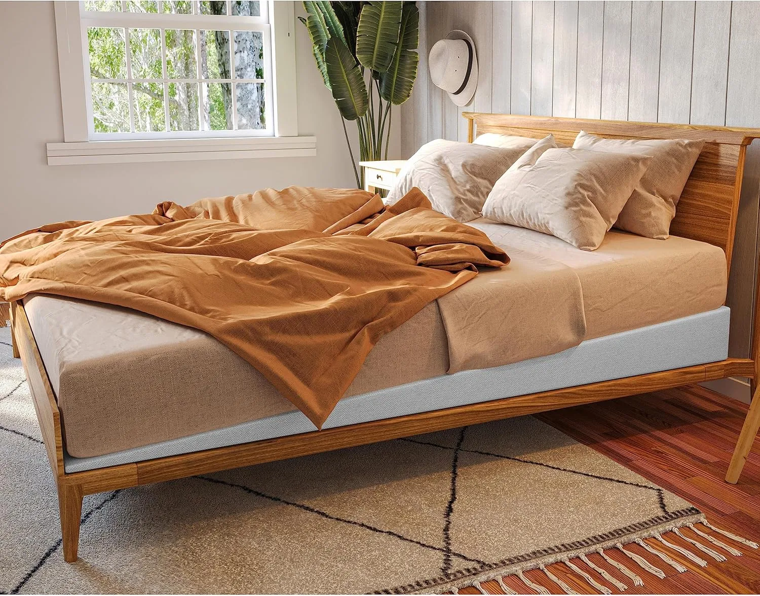Cover for Avana Mattress Elevator - Twin Size, Cover ONLY, Poly/Cotton, White