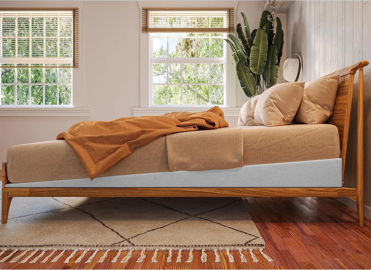 Cover for Avana Mattress Elevator - Twin Size, Cover ONLY, Poly/Cotton, White