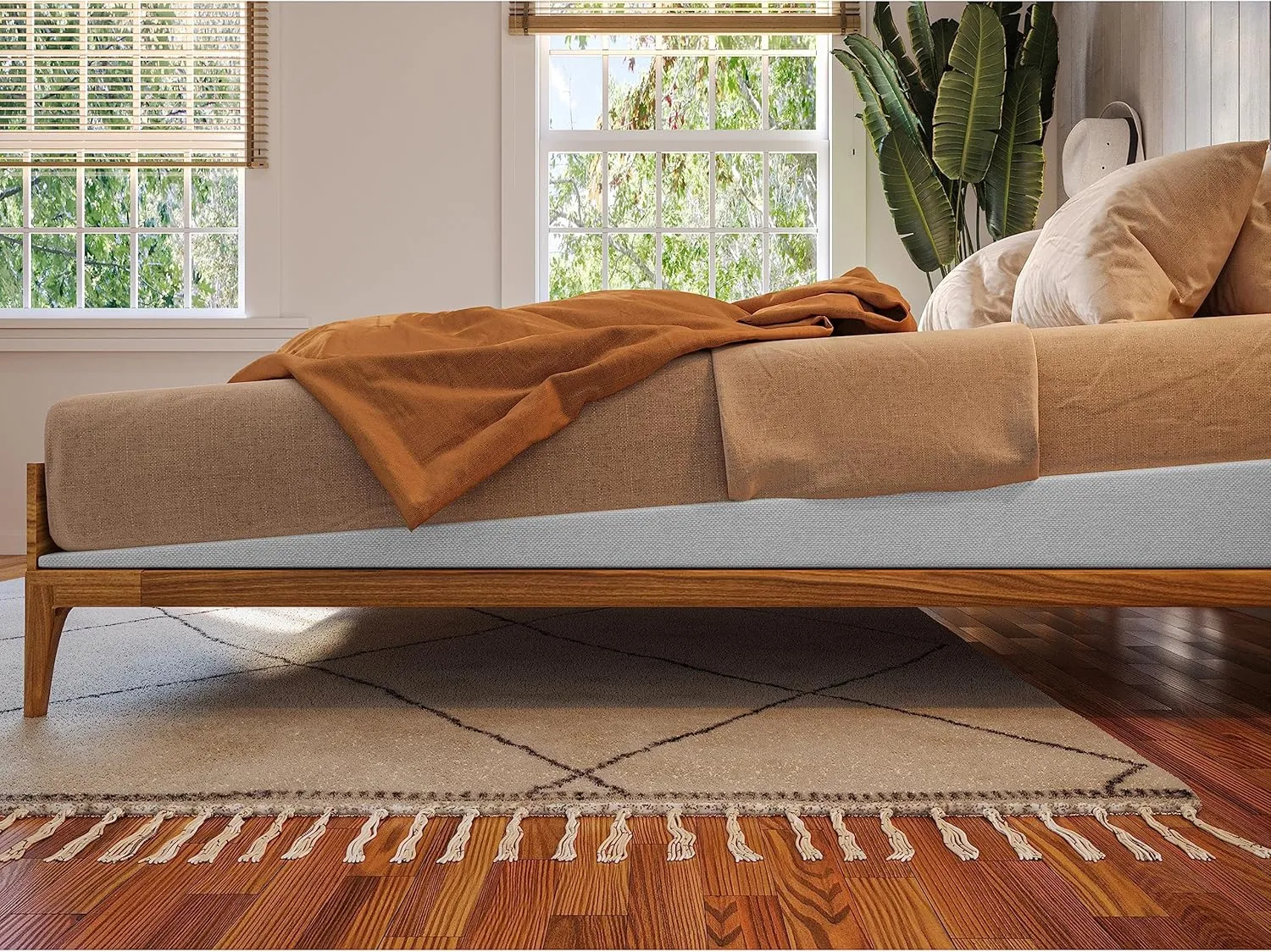 Cover for Avana Mattress Elevator - Twin Size, Cover ONLY, Poly/Cotton, White
