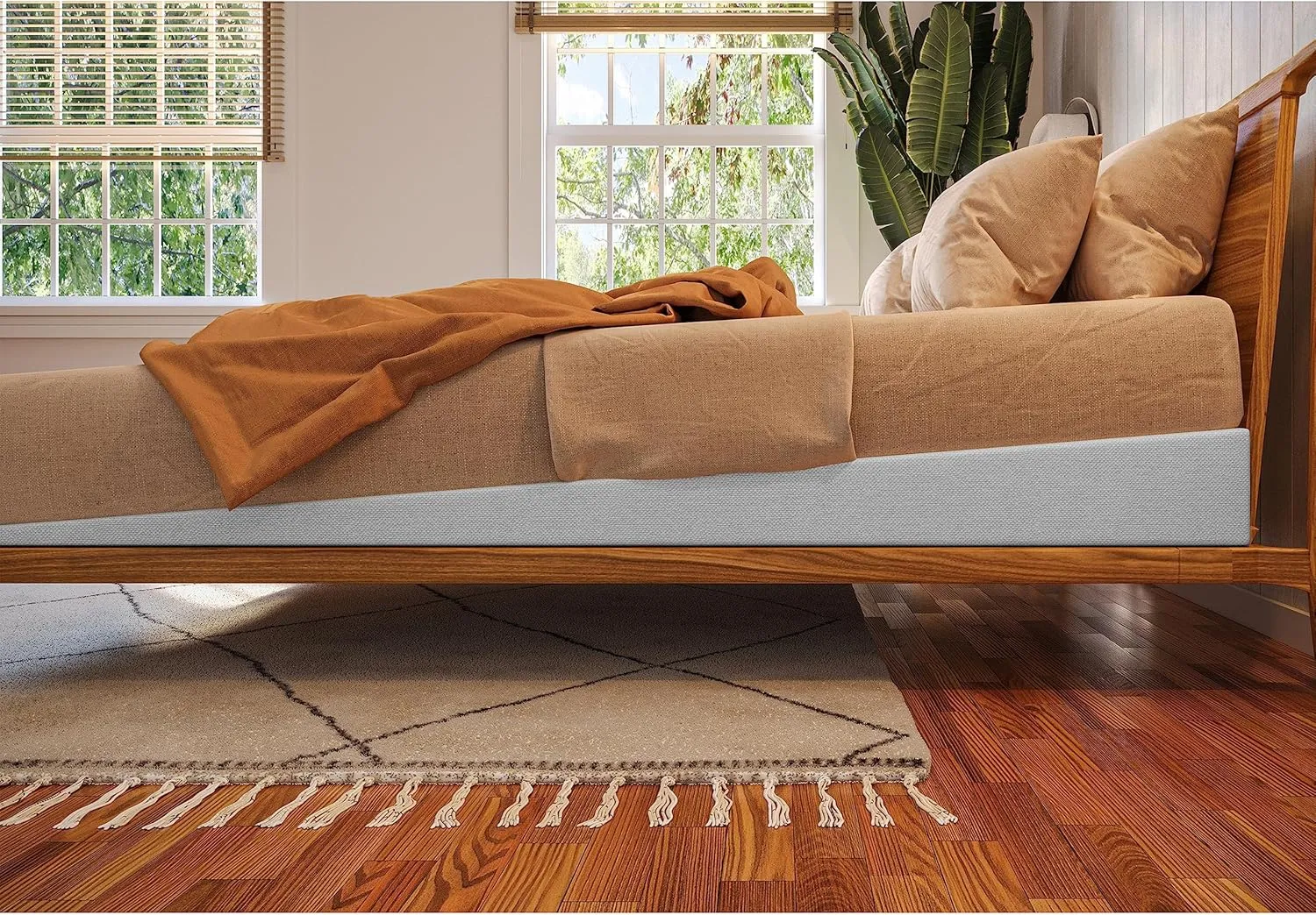 Cover for Avana Mattress Elevator - Twin Size, Cover ONLY, Poly/Cotton, White