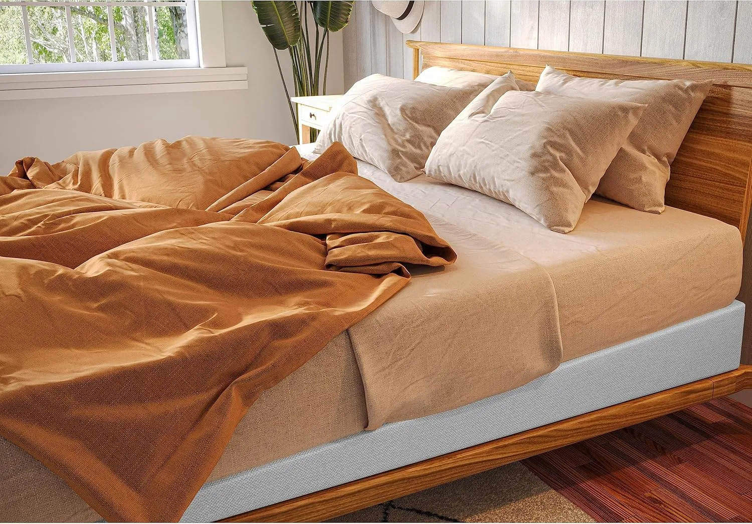 Cover for Avana Mattress Elevator - Twin Size, Cover ONLY, Poly/Cotton, White