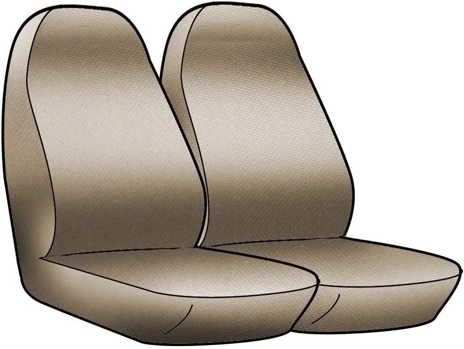 Coverking Custom Fit Front 50/50 Bucket Seat Cover for Select Jeep Patriot Models - Spacermesh Solid (Black)