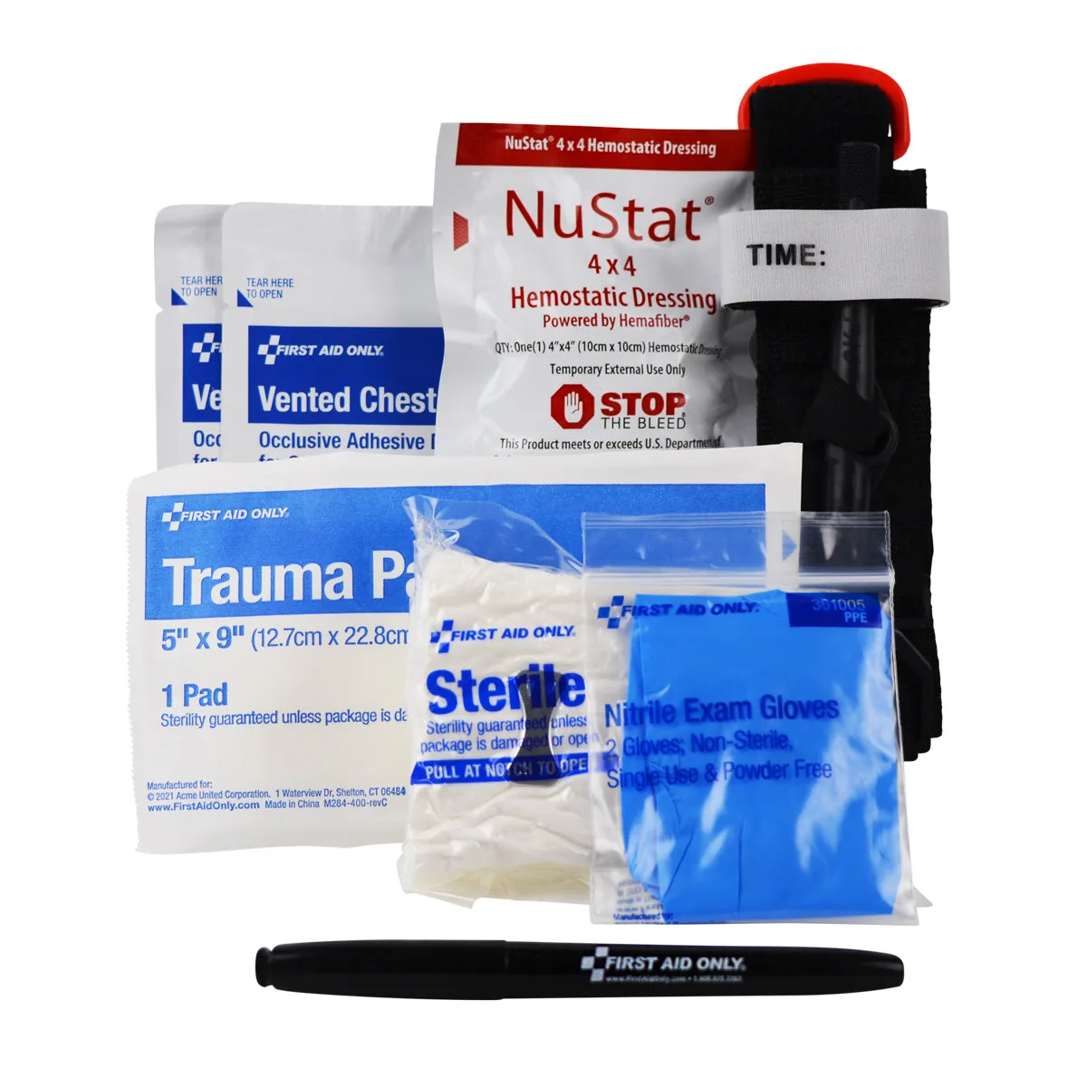 Critical Essentials Bleeding Control Kit for Limb, Chest & Torso Wounds
