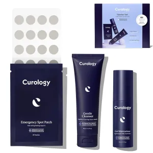 Curology Skin Care Starter Gift Set, Gentle Essentials Kit with Emergency Spot Patches for All Skin Types, 60 Day Supply