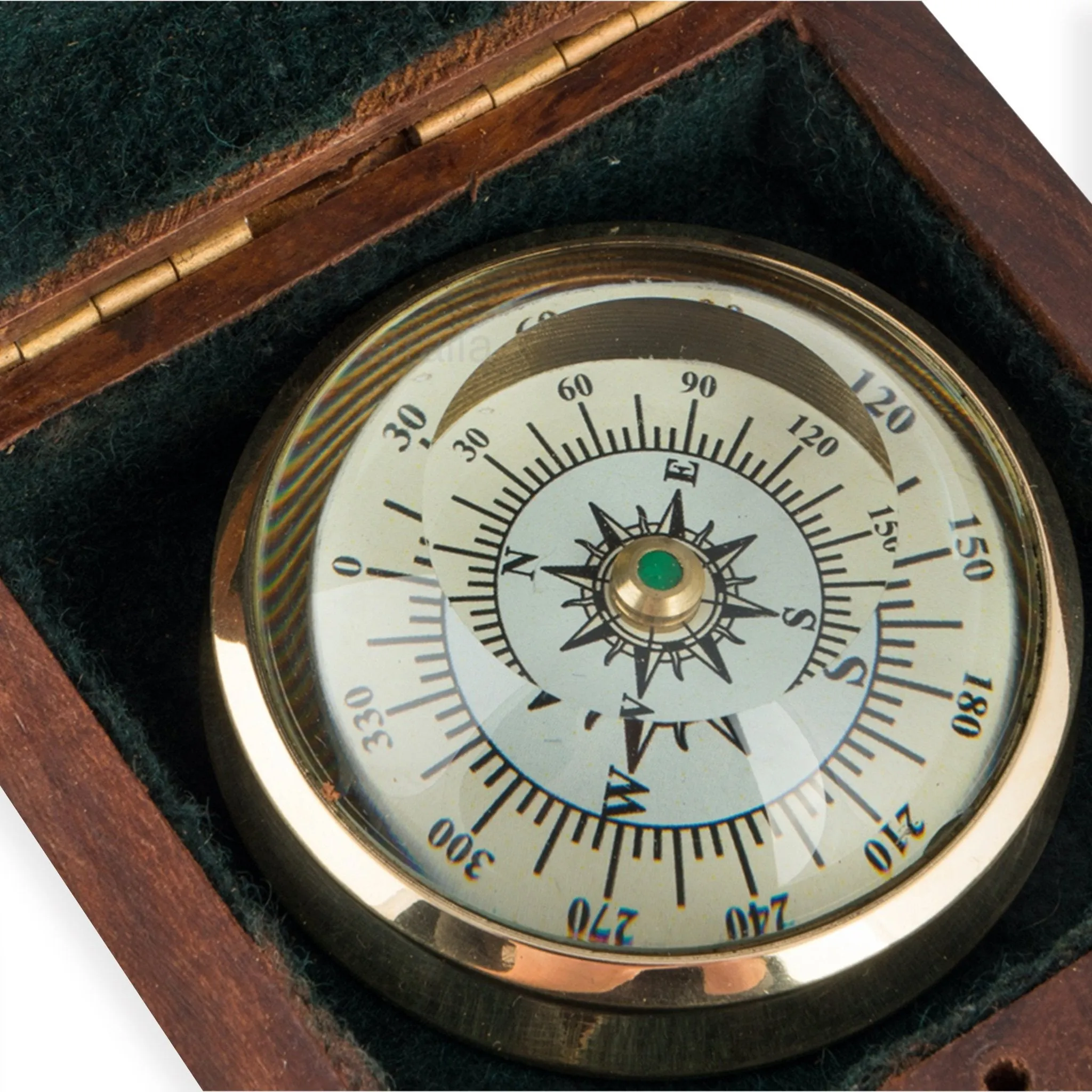 Curved Glass 60mm Floating Dial Compass