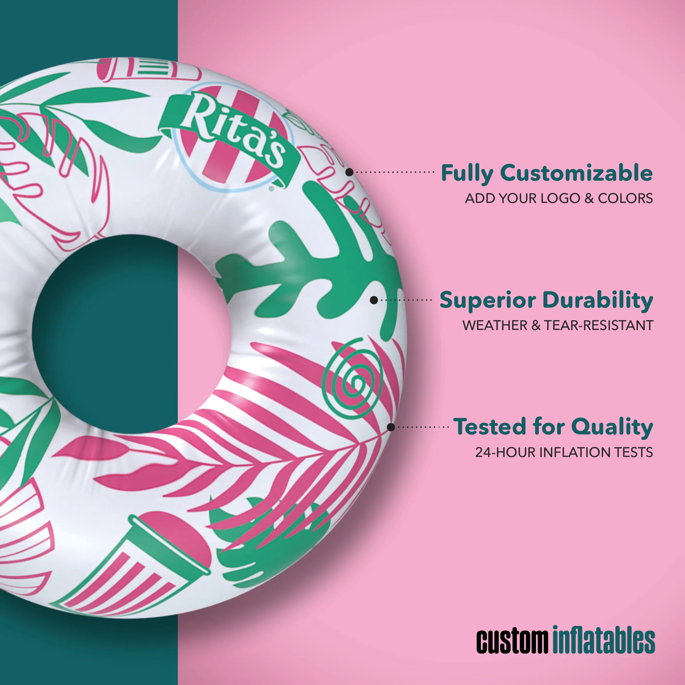 Custom Promotional Mattress Float | Free Designs | Custom Inflatables