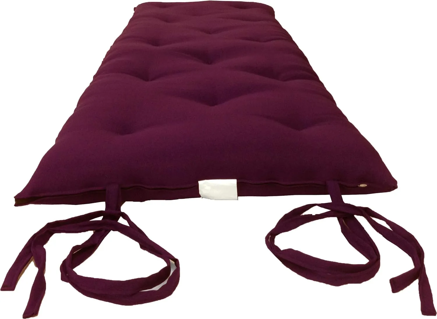 D&D Futon Furniture Traditional Japanese Floor Futon Mattresses, Foldable Cushion Mats, Yoga, Meditaion Single Size 3" Thick X 27" Wide X 80" Long (Burgundy)