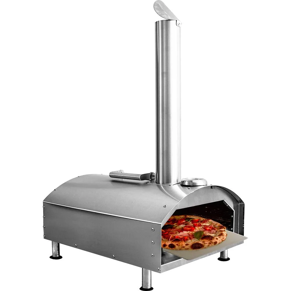 Deco Chef Portable Outdoor Pizza Oven 2-in-1 Pizza and Grill Oven Functionality - Open Box