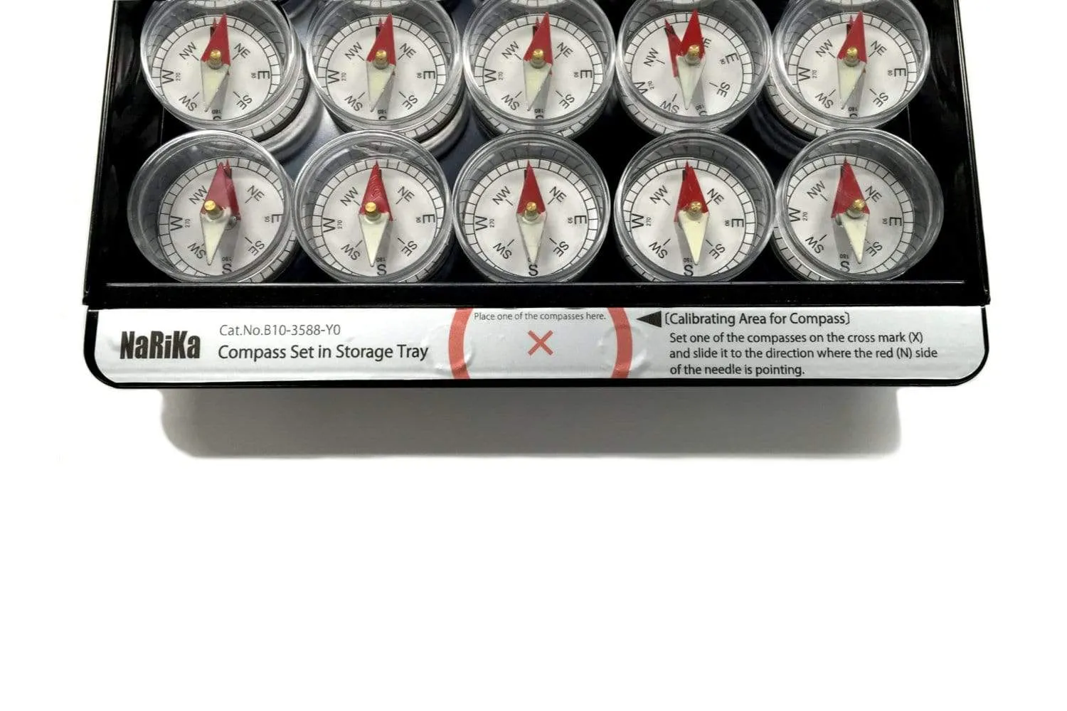 Deluxe Compass Set with Re-magnetizing Storage Tray