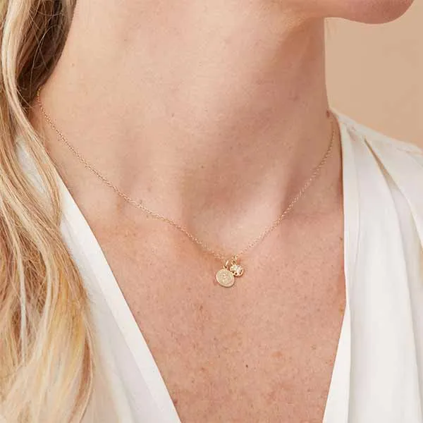 Diamond Compass Charm