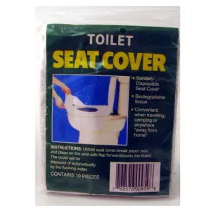 Disposable Toilet Seat Covers - 10-pack