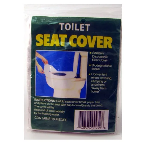 Disposable Toilet Seat Covers - 10-pack
