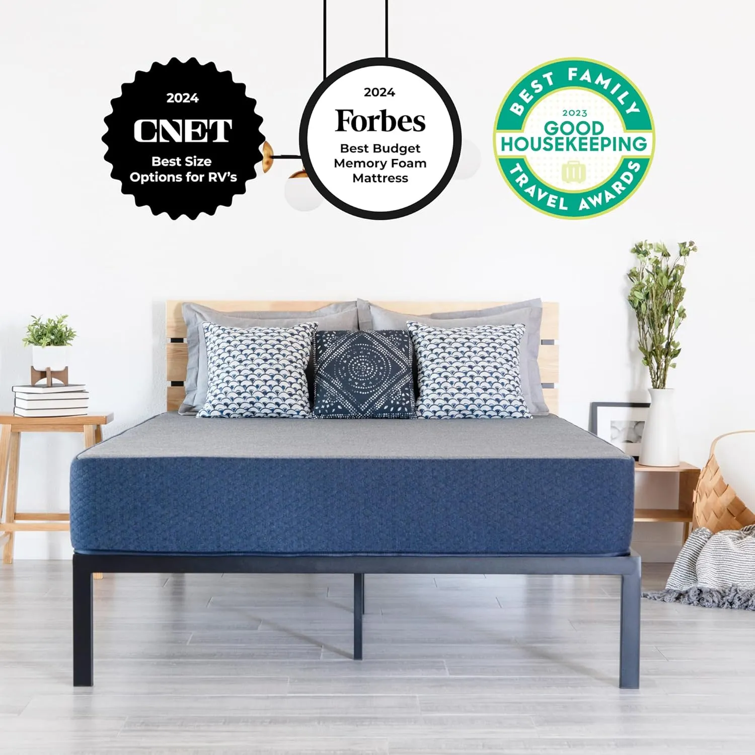 DREAMFOAM Bedding Chill 6" Gel Memory Foam Mattress, Full