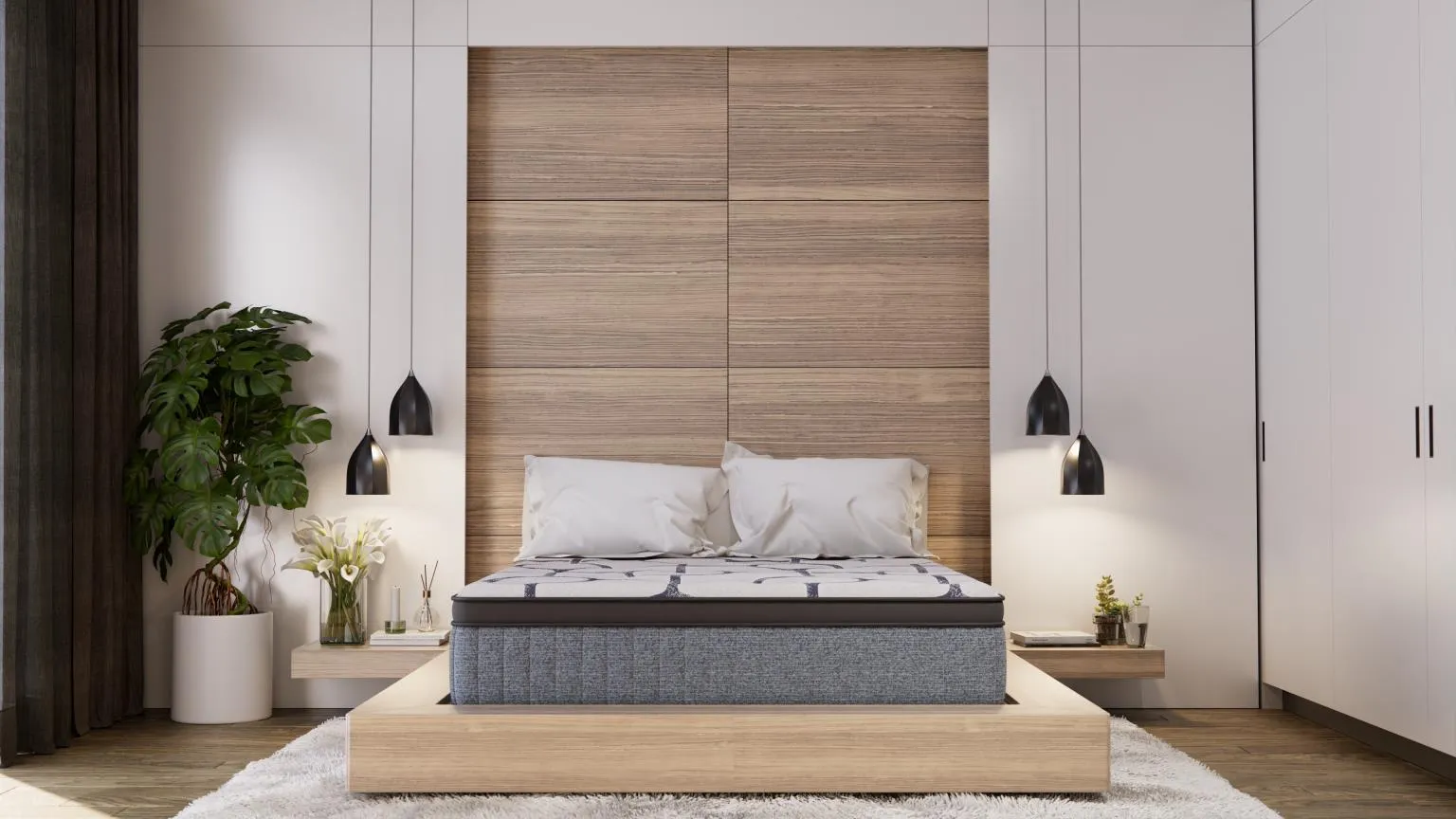 Dreamstage Value Amethyst Euro Top 15" Plush Grey Full Mattress