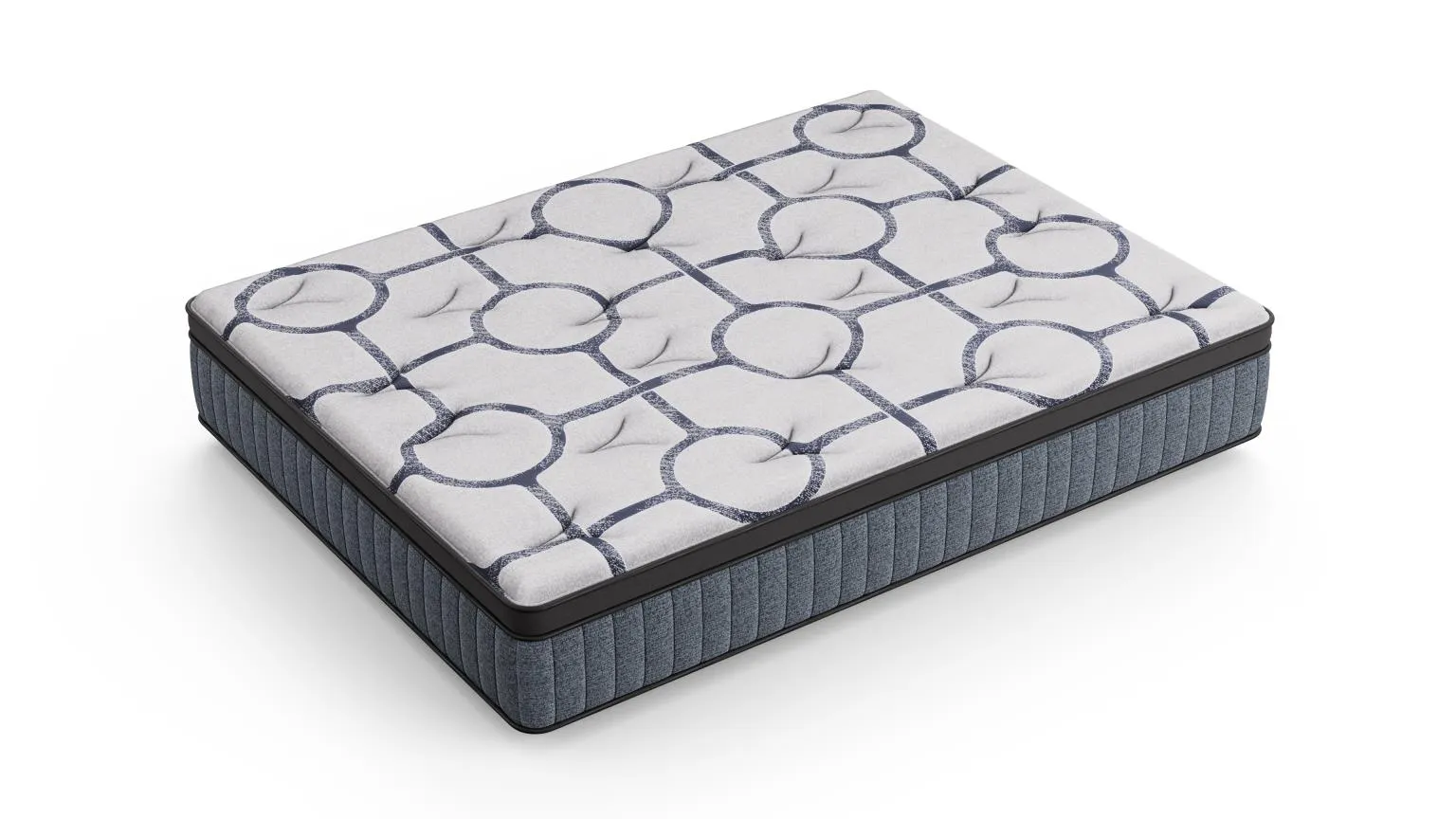 Dreamstage Value Amethyst Euro Top 15" Plush Grey Full Mattress