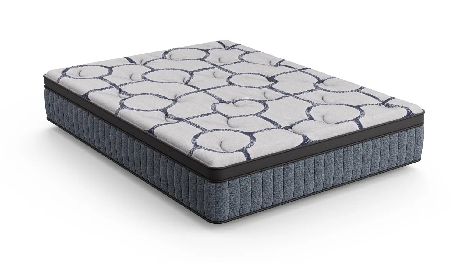 Dreamstage Value Amethyst Euro Top 15" Plush Grey Full Mattress