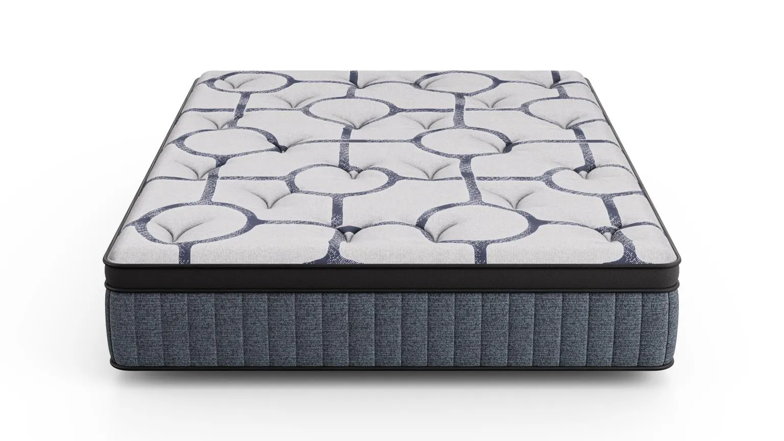 Dreamstage Value Amethyst Euro Top 15" Plush Grey Full Mattress