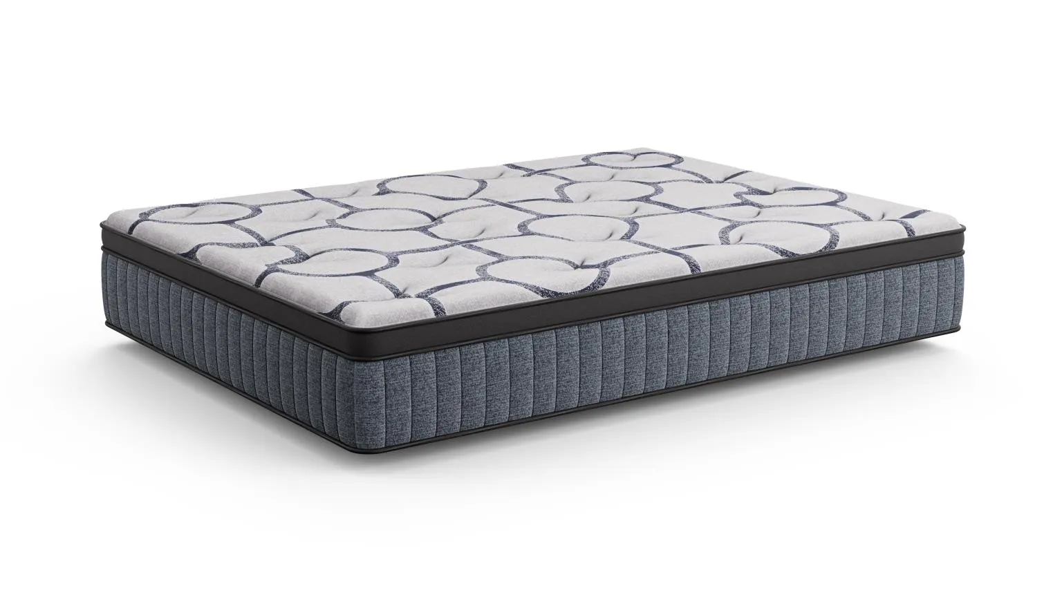 Dreamstage Value Amethyst Euro Top 15" Plush Grey Full Mattress