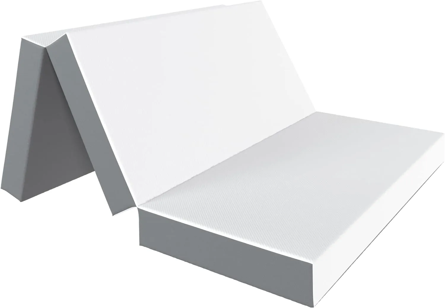DynastyMattress Foldable Mattress Bed Gel Memory Foam, Trifold Mattress 4 Inch, Portable Topper & Washable Cover, Sofa, Couch, Guests, Camping, RV Traveling, Full Size - 52”x 74”x 4” (USA Made)
