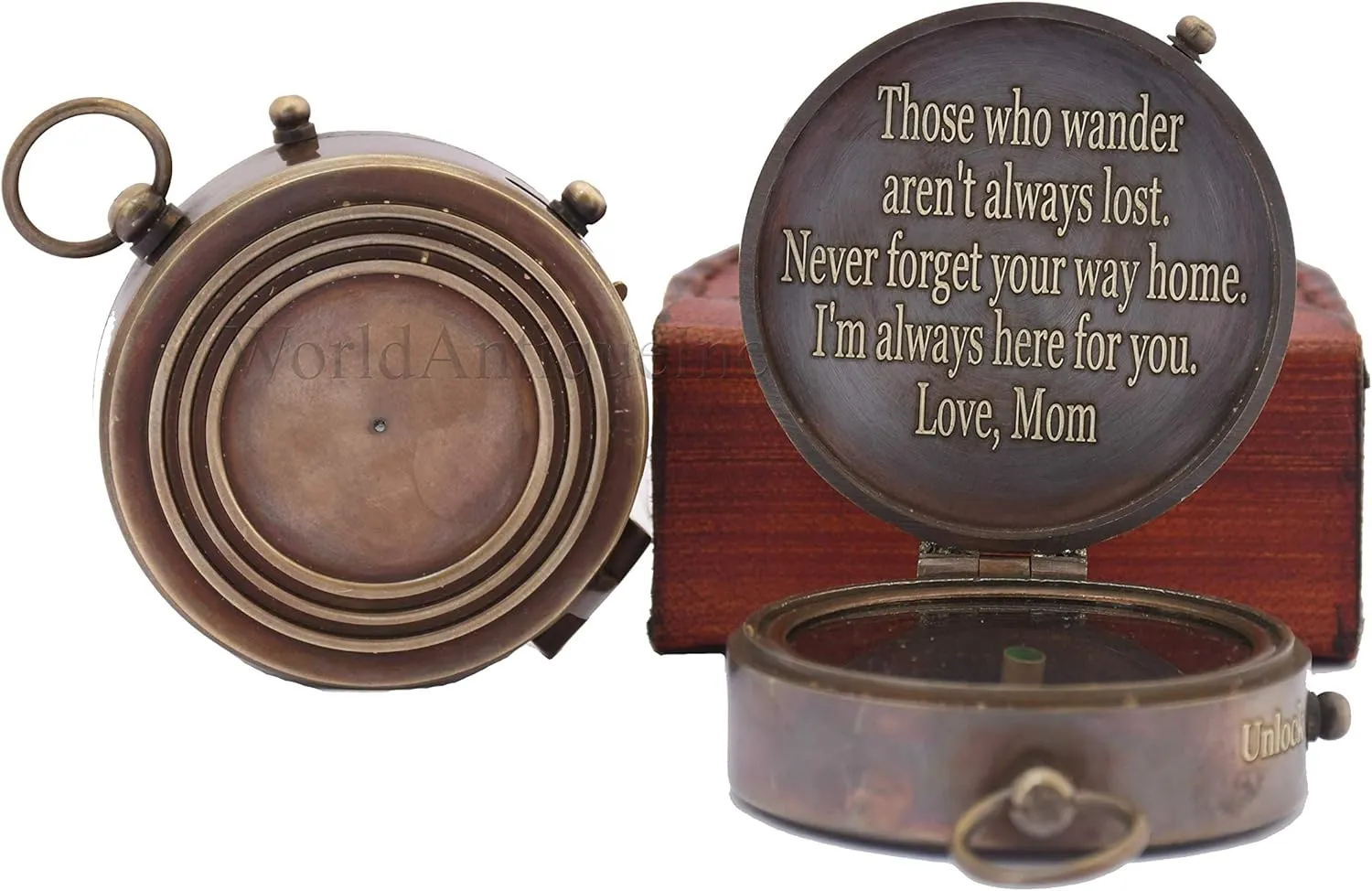 Engraved Compass, Gift for Husband,Anniversary,Wedding Gift for Him, Long Distance Boyfriend Gift, Fiance Gift I Miss You Long Distance Relationship Gift Boyfriend Gift